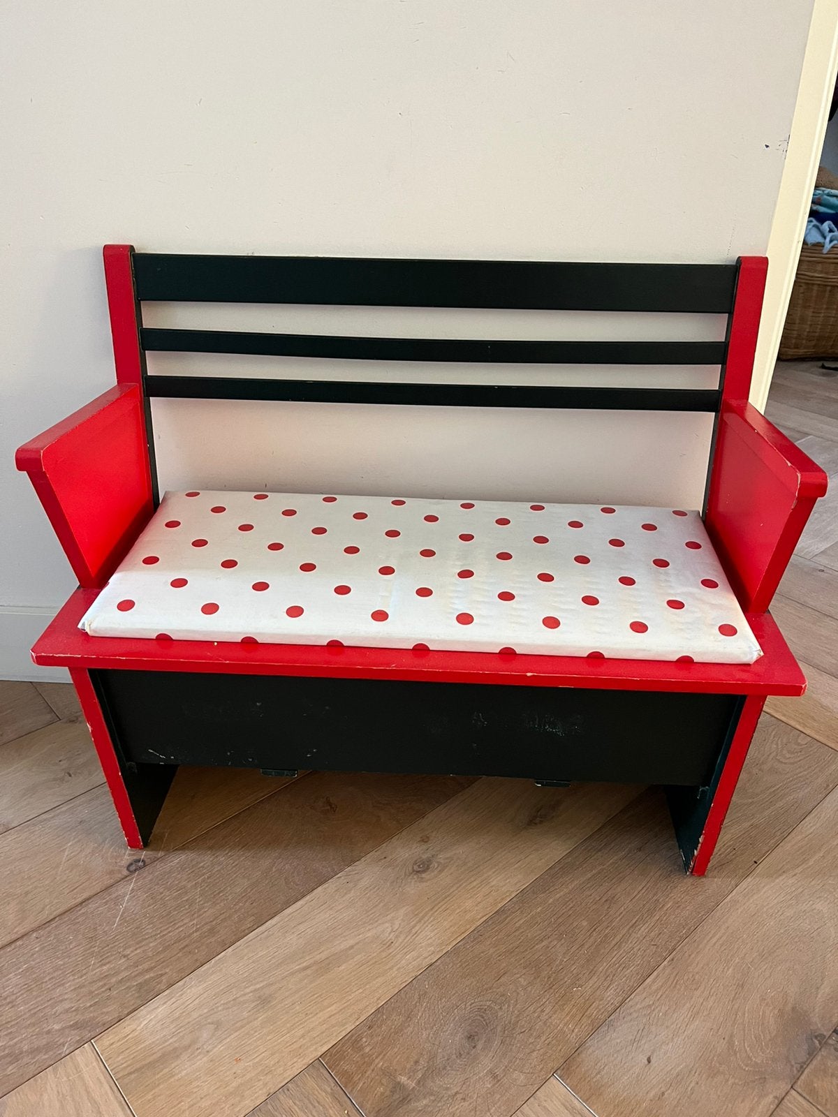 Vintage retro kinderbankje, Ophalen, Zo goed als nieuw, Stoel(en)