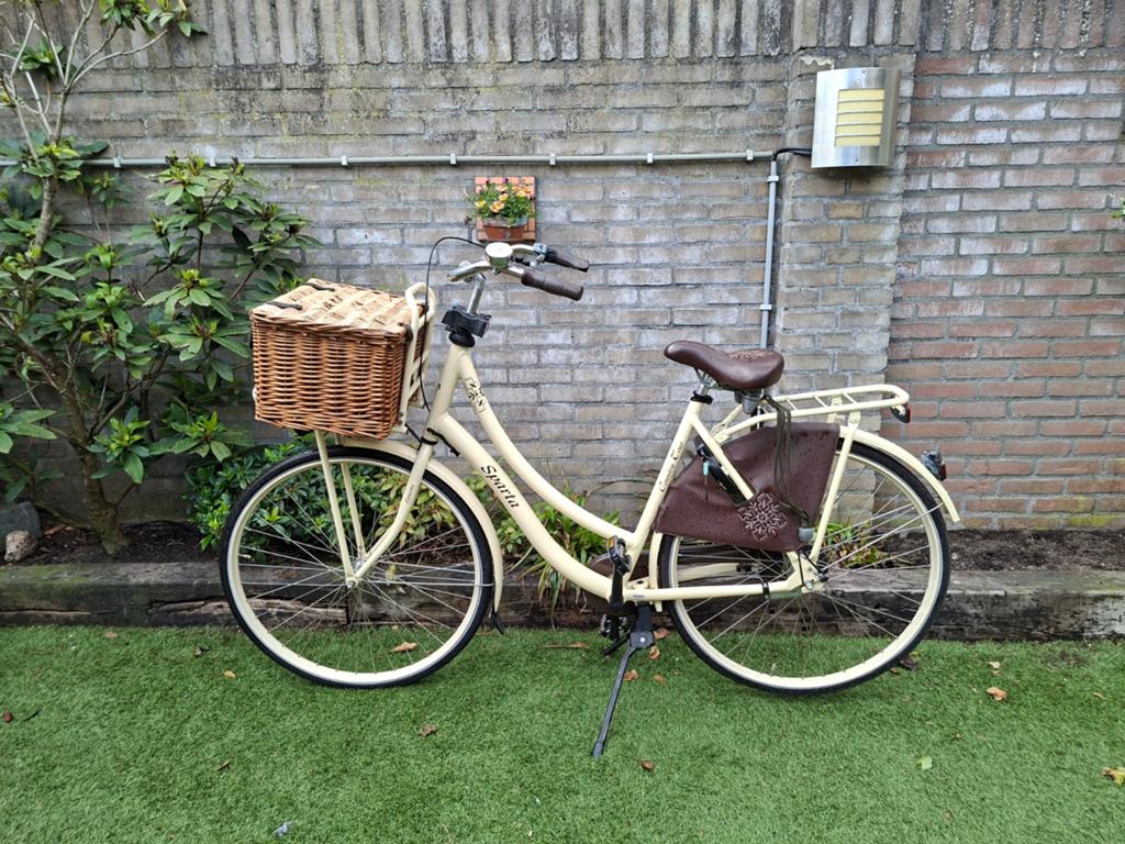 Sparta City Tour Transportfiets met stuurslot/ mand, Fietsen en Brommers, Fietsen | Dames | Damesfietsen, Ophalen, Terugtraprem