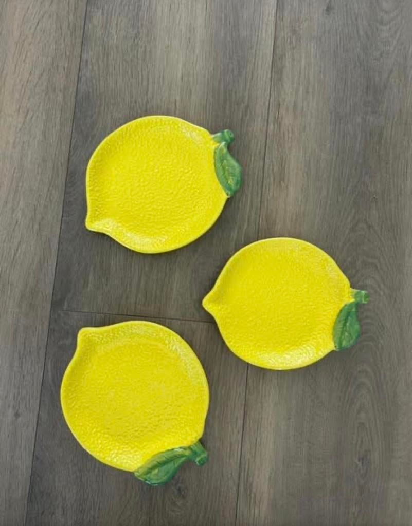 Set van 3 citroen schaaltjes - decoratief en functioneel, Huis en Inrichting, Ophalen of Verzenden, Zo goed als nieuw