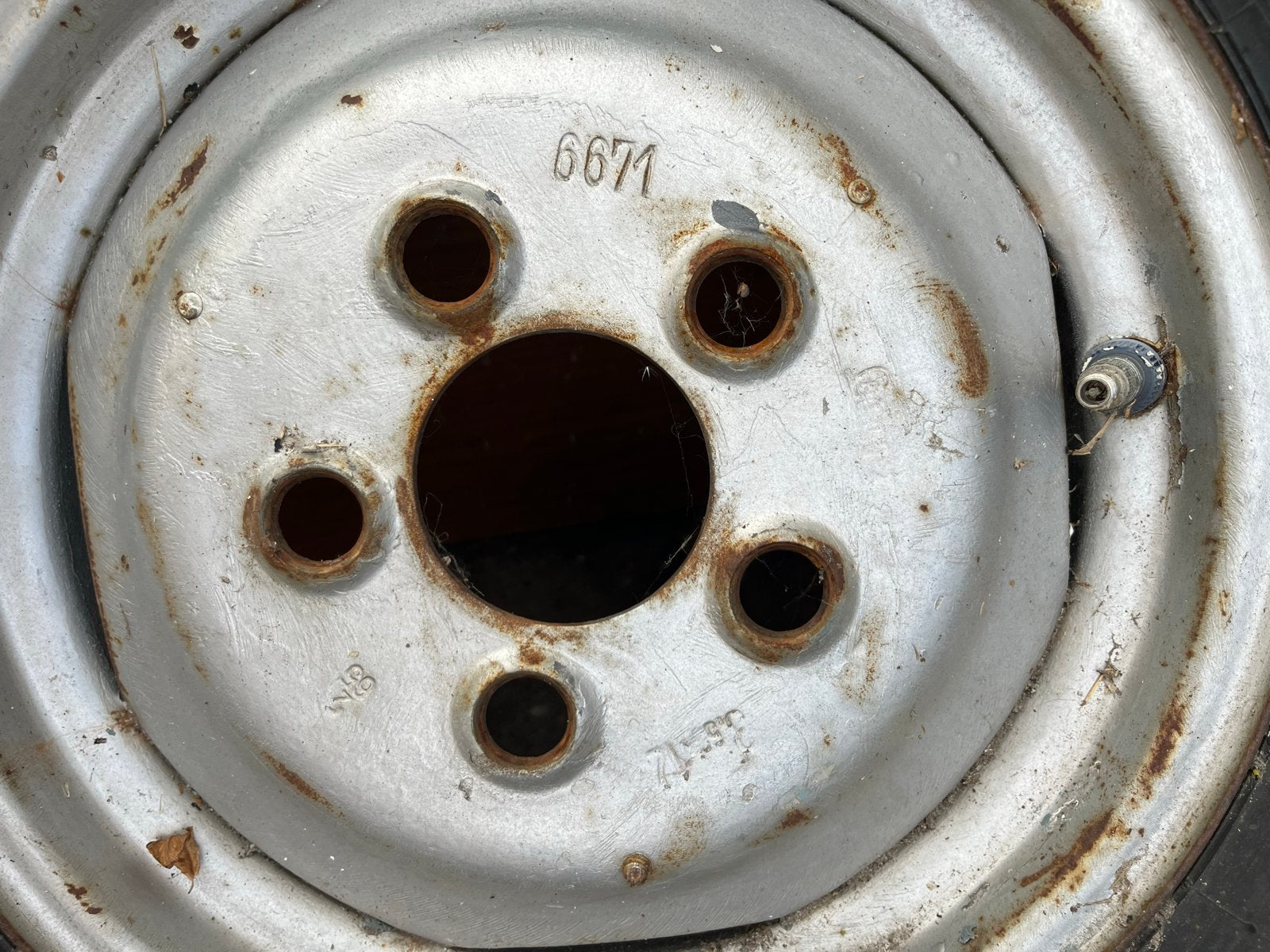 Gebruikte banden met velg voor kar (2 stuks), Ophalen, Gebruikt