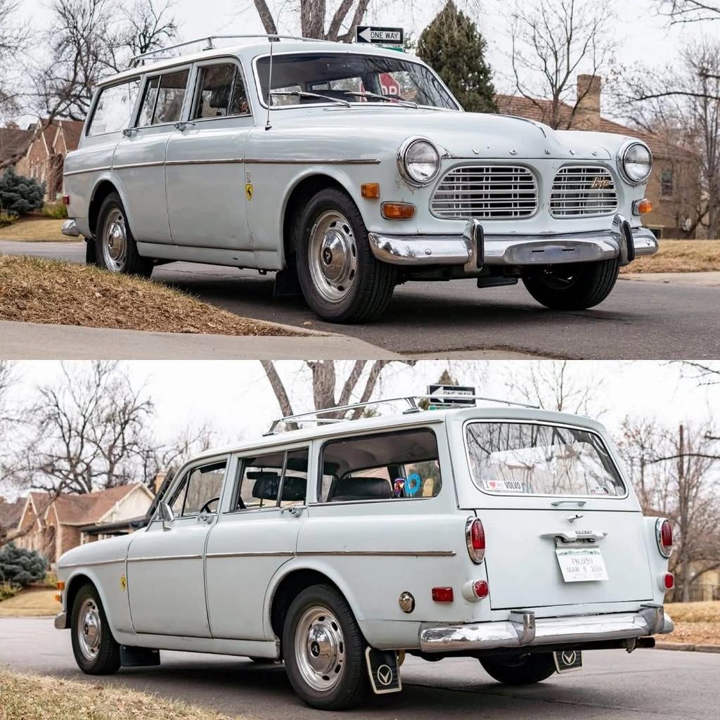Chroom Dakrek voor Volvo Amazon Estate/Wagon, Auto diversen, Ophalen of Verzenden, Gebruikt