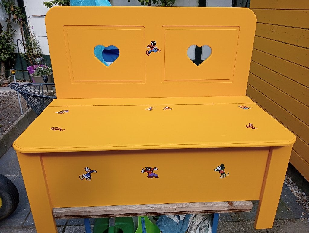 opberg bankje, Ophalen, Minder dan 50 cm, Gebruikt, 100 tot 125 cm