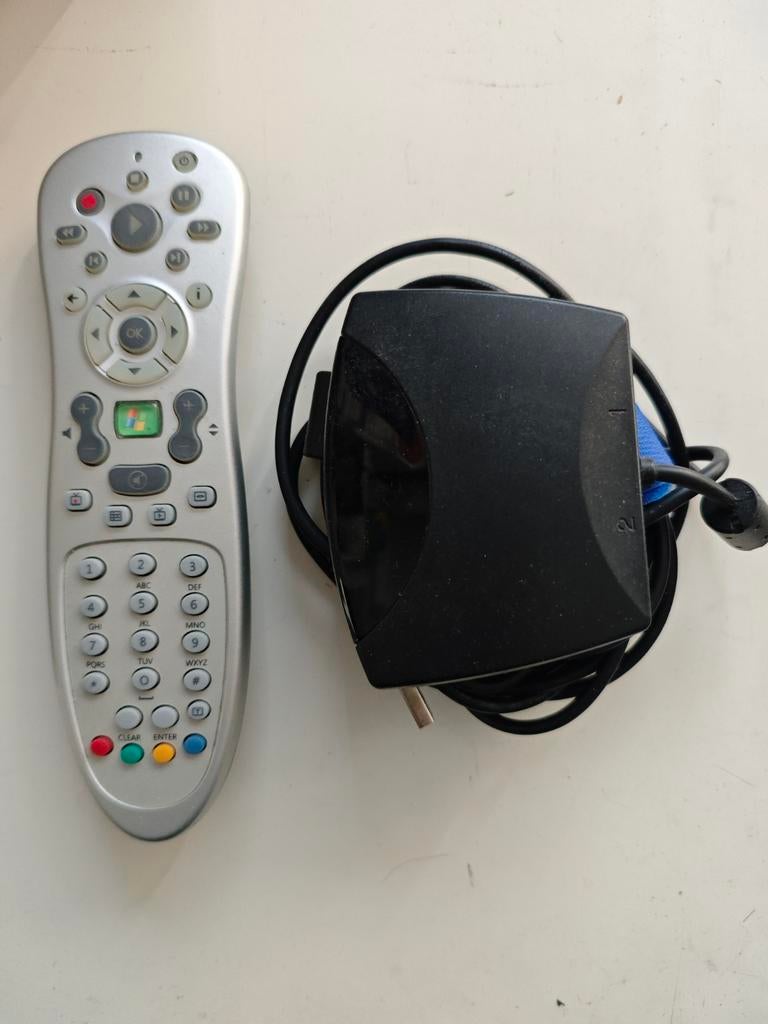 Afstandsbediening met externe ontvanger voor Windows Media C, Audio, Tv en Foto, Afstandsbedieningen, Gebruikt, Universeel, Mediaspeler
