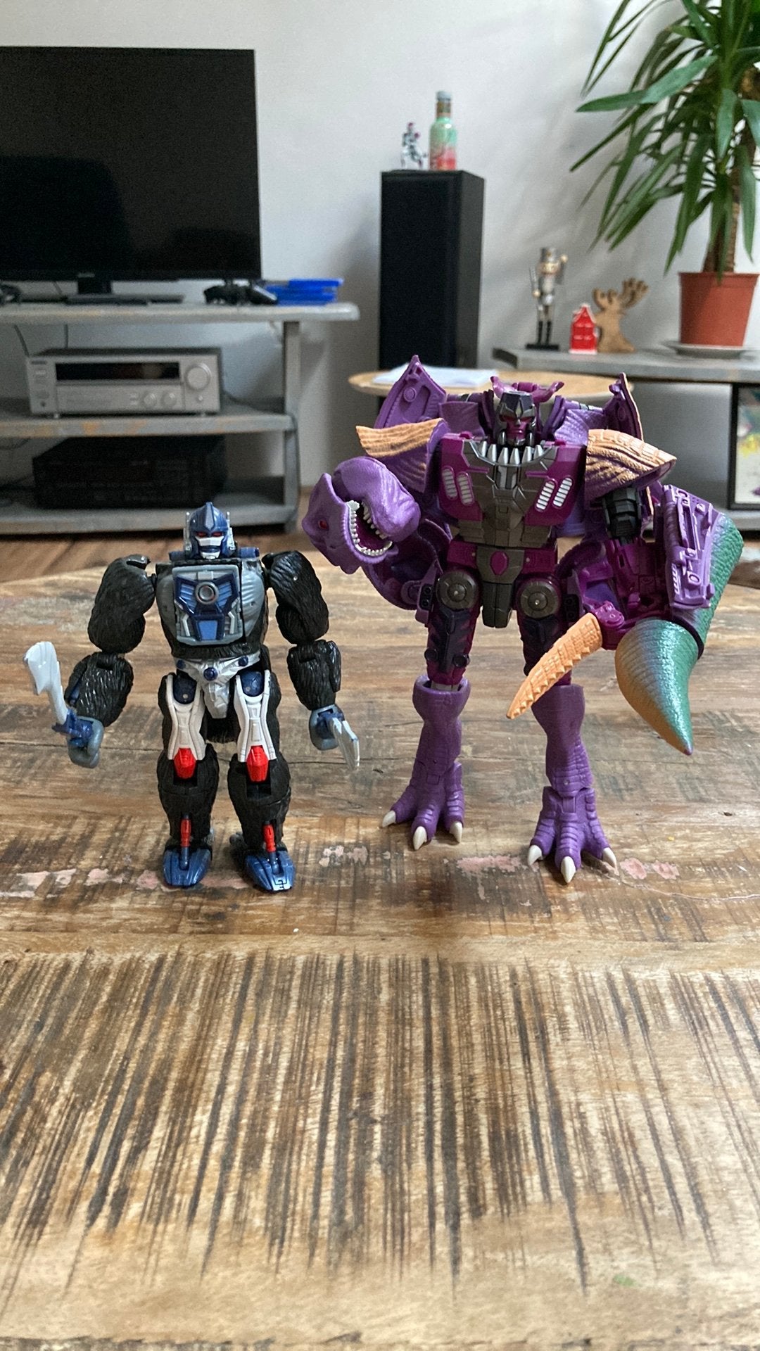 Transformers optimus primal en megatron, Verzamelen, Transformers, Overige generaties, Ophalen of Verzenden, Zo goed als nieuw