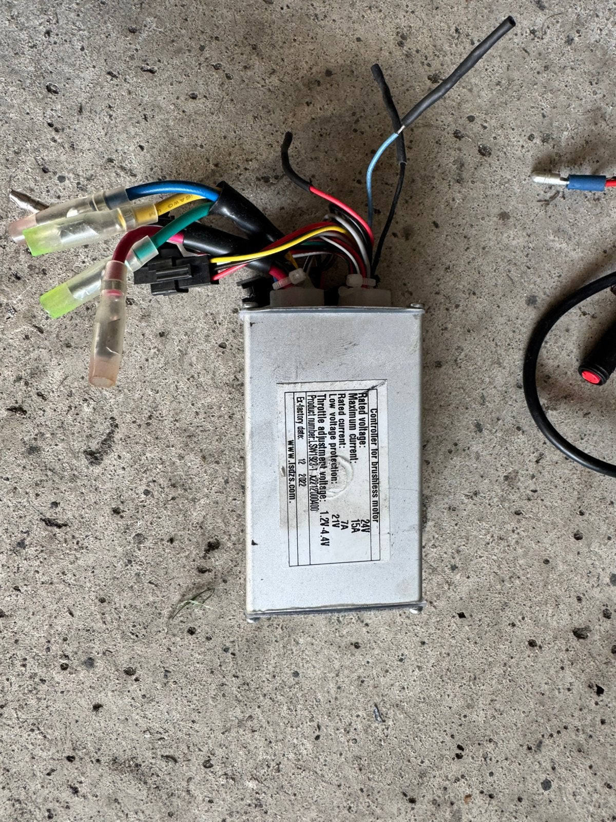 Controller 24V e-bike elektrische fiets, Fietsen en Brommers, Ophalen of Verzenden, Zo goed als nieuw