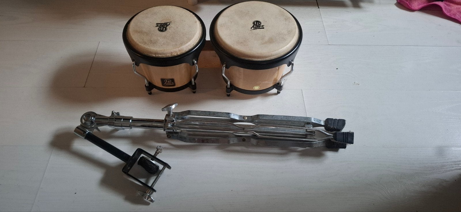 LP-Aspire bongos met standaard te koop, Ophalen, Zo goed als nieuw, Trommel