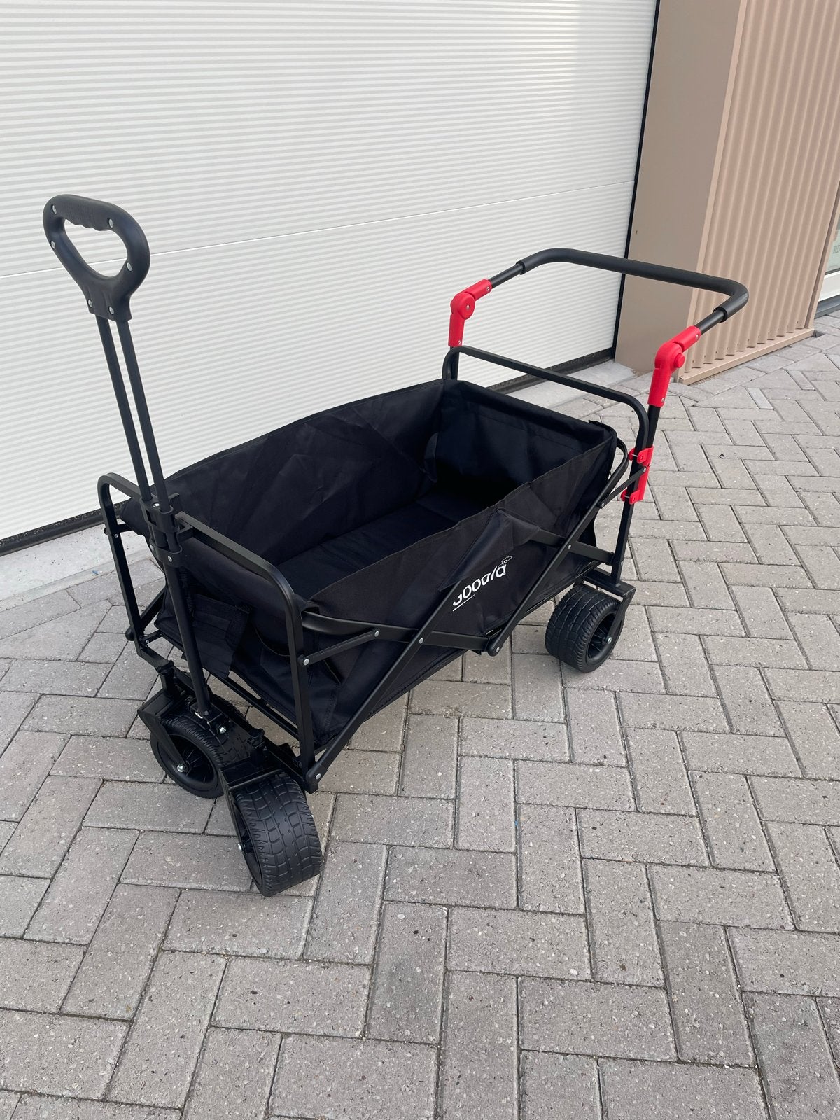 Gooola Opvouwbare bolderkar - Zwart/Rood, Caravans en Kamperen, Bolderkarren, Ophalen of Verzenden, Opvouwbaar, Zo goed als nieuw