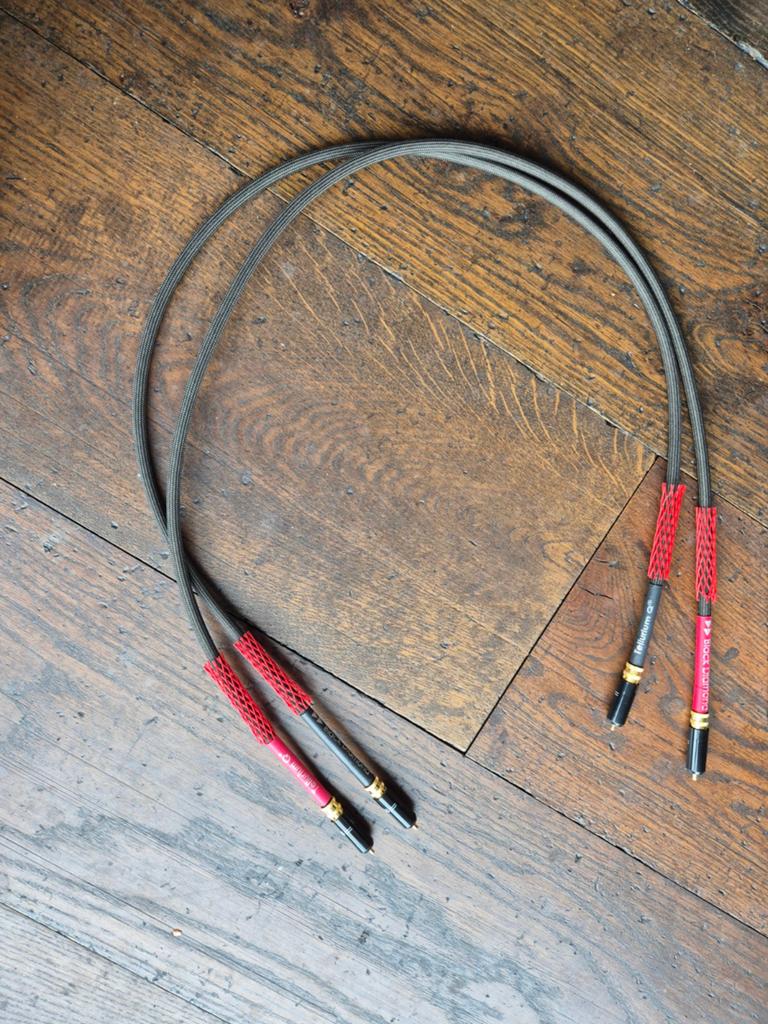 Tellurium Q Black Diamond interlink RCA 1 meter, Ophalen of Verzenden, Zo goed als nieuw, Minder dan 2 meter, Interlink-kabel