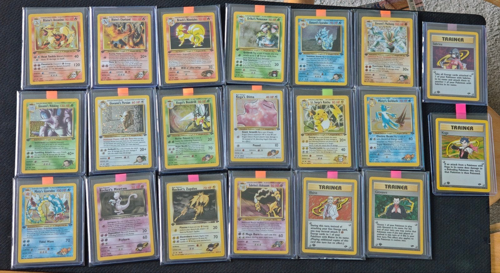 Pokémon Gym Challenge First Edition Masterset Near Mint OG, Hobby en Vrije tijd, Verzamelkaartspellen | Pokémon, Ophalen of Verzenden