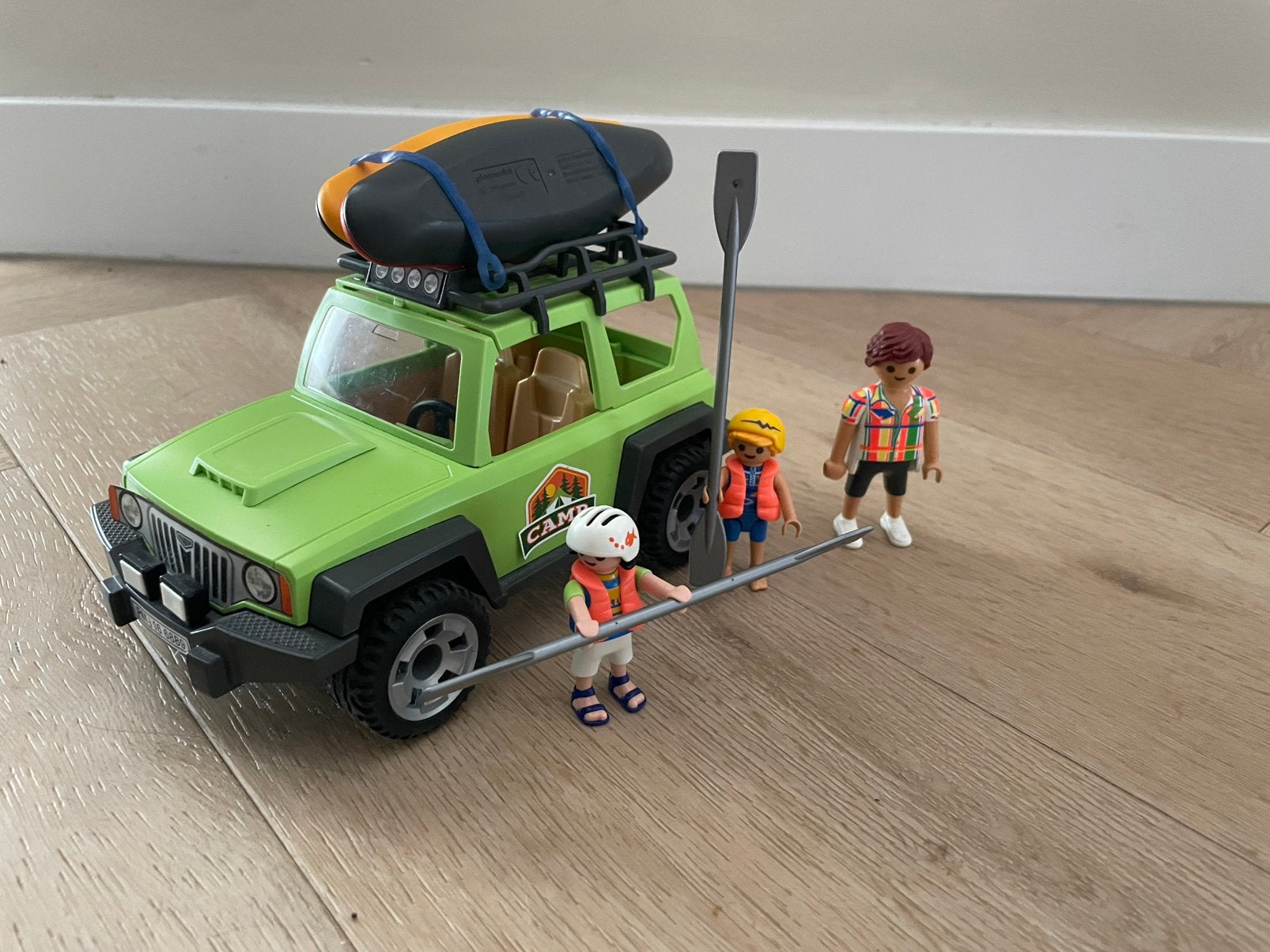 Playmobil 6889 familie terreinwagen met kajaks., Ophalen of Verzenden, Zo goed als nieuw