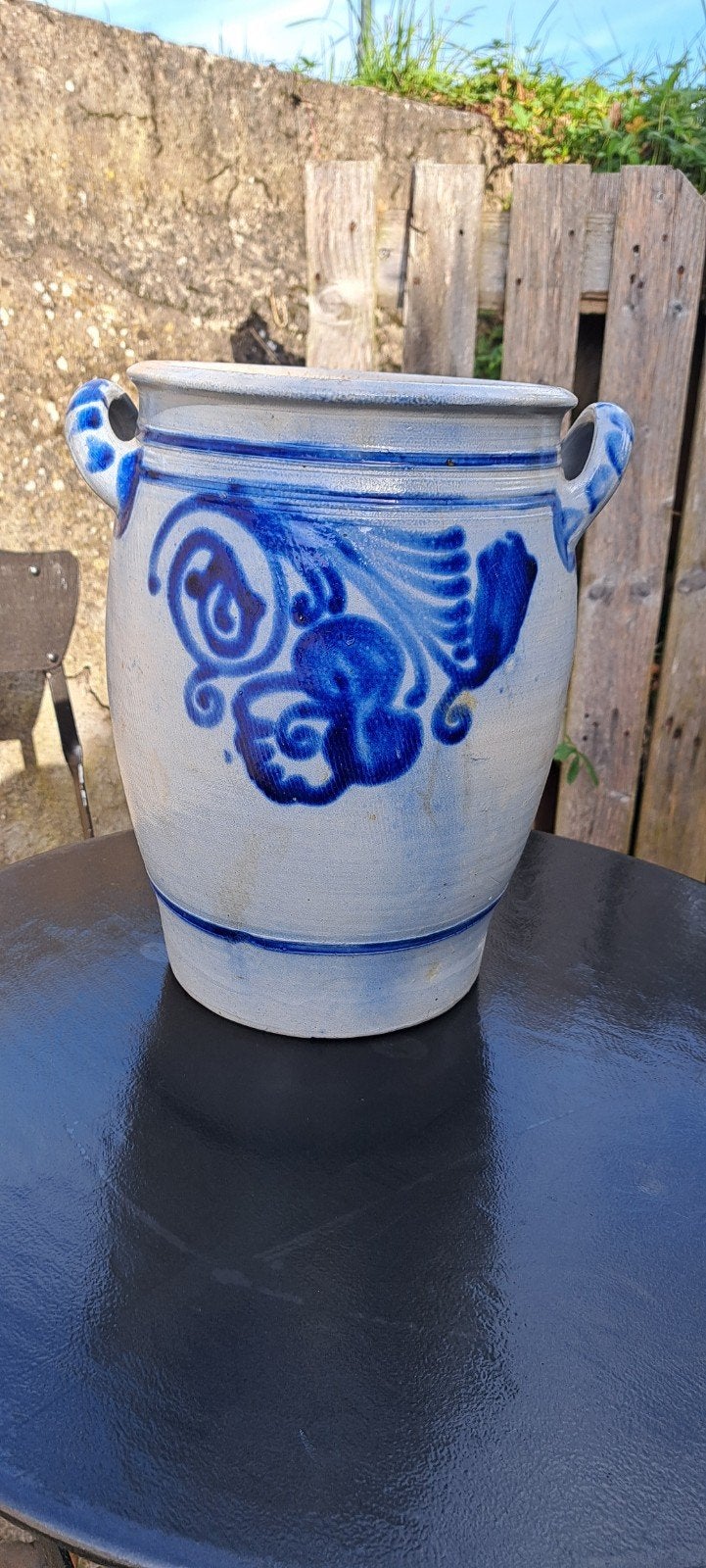 Antieke Keulse pot - 32 cm hoog - Onbeschadigd, Ophalen of Verzenden
