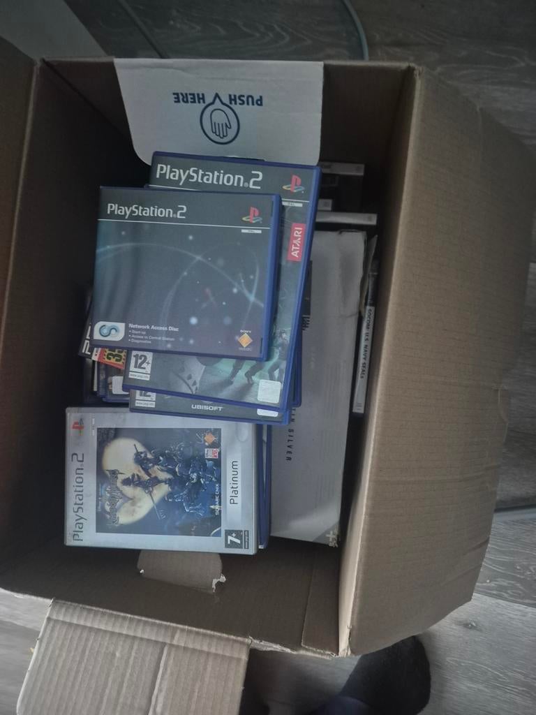 PlayStation 2 Phat Zilver met Doos en Games, 1 speler, Ophalen of Verzenden, Gebruikt, Vanaf 3 jaar