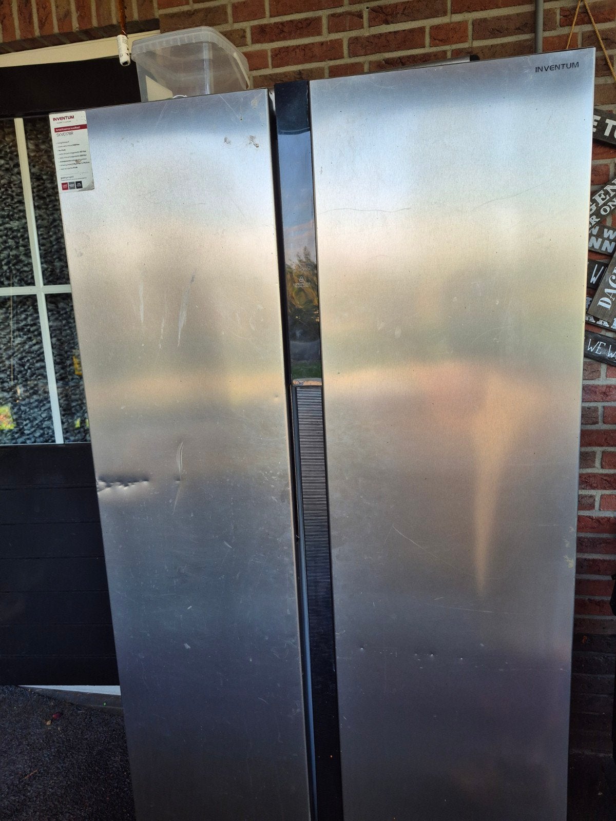 Inventum Amerikaanse koelkast SKV0178R - 532L No-Frost