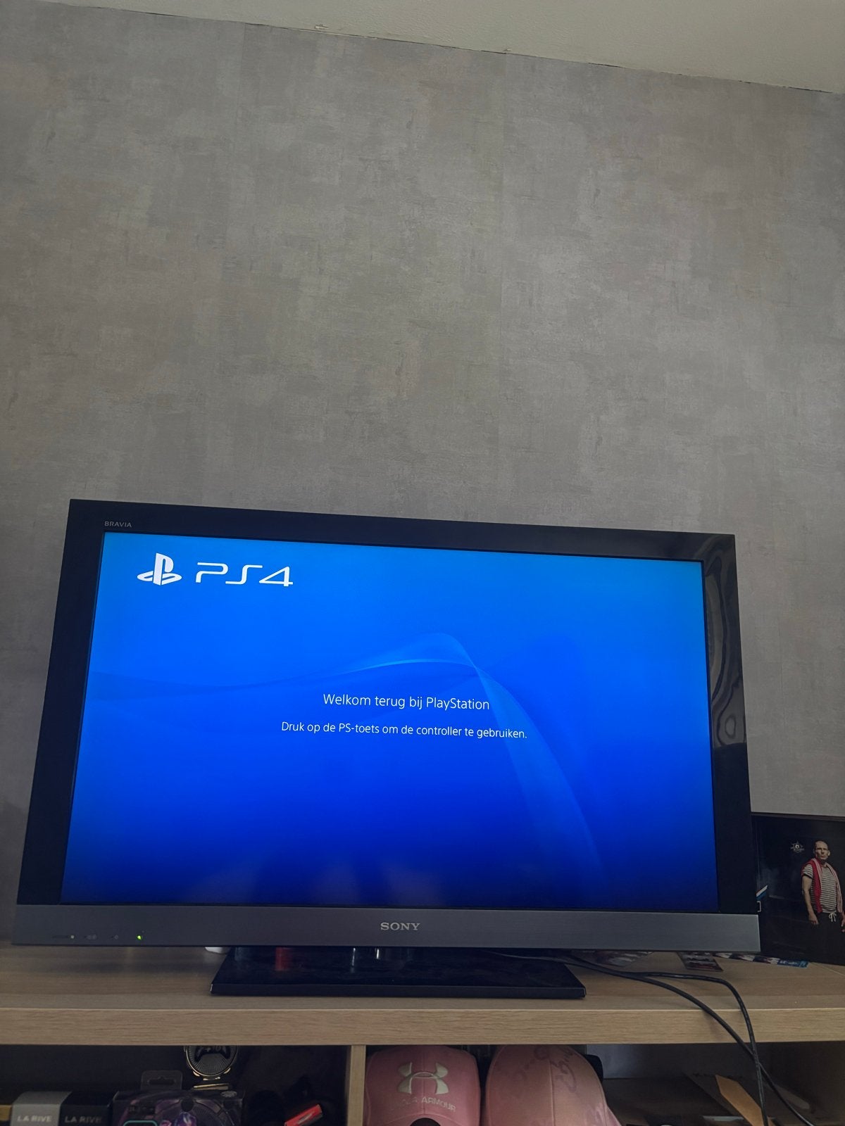 PlayStation 4 met controller en Jordan sticker, Ophalen, Met 1 controller, Slim, 500 GB