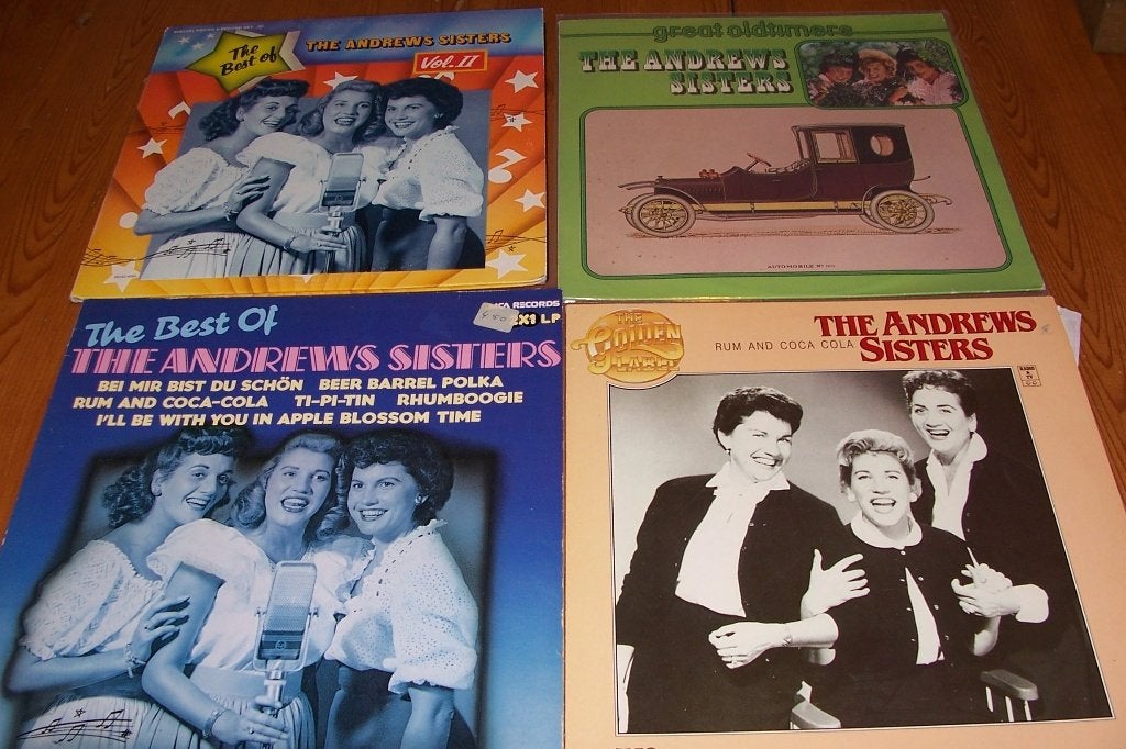 THE ANDREWS SISTERS 6 LP'S, LP, Gebruikt, Pop, Ophalen of Verzenden