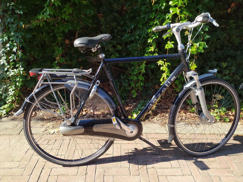 Gazelle herenfiets Nexus 7-versnellingen, Ophalen, Versnellingen, Zo goed als nieuw, 61 tot 65 cm