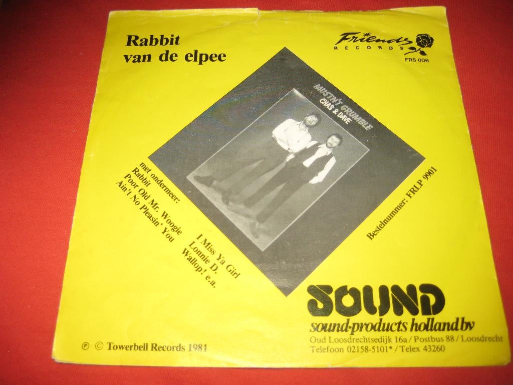 Chad + Dave: Rabbit, Ophalen of Verzenden, Zo goed als nieuw, Pop