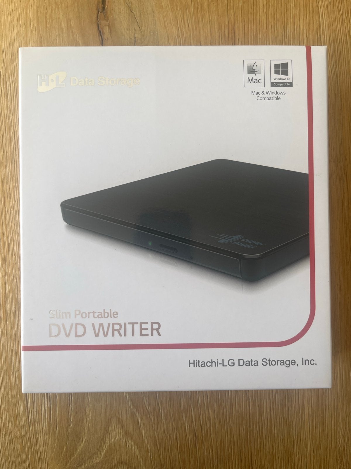 Externe Slimme Draagbare DVD-schrijver Hitachi-LG, Computers en Software, Optische drives, Ophalen of Verzenden, Zo goed als nieuw