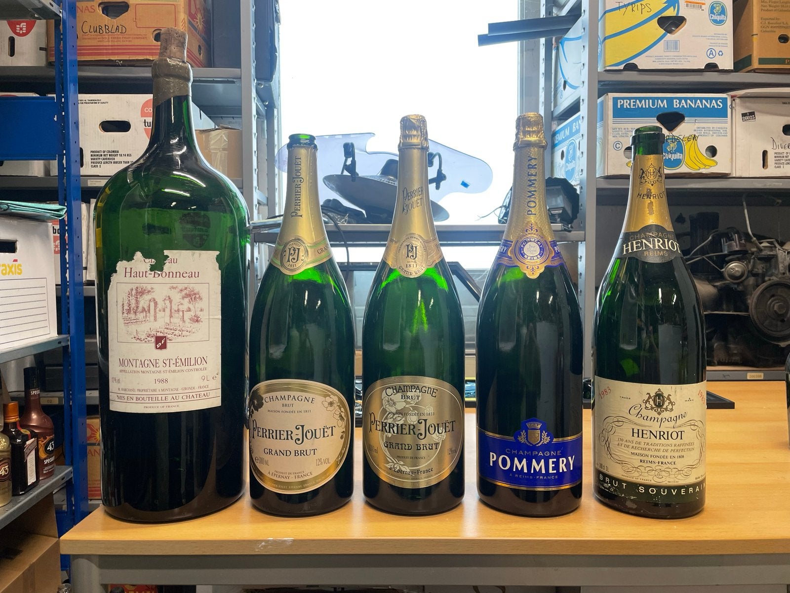 Lege wijn- en champagneflessen (decoratie/knutselen), Verzamelen, Wijnen, Ophalen of Verzenden, Gebruikt, Overige typen