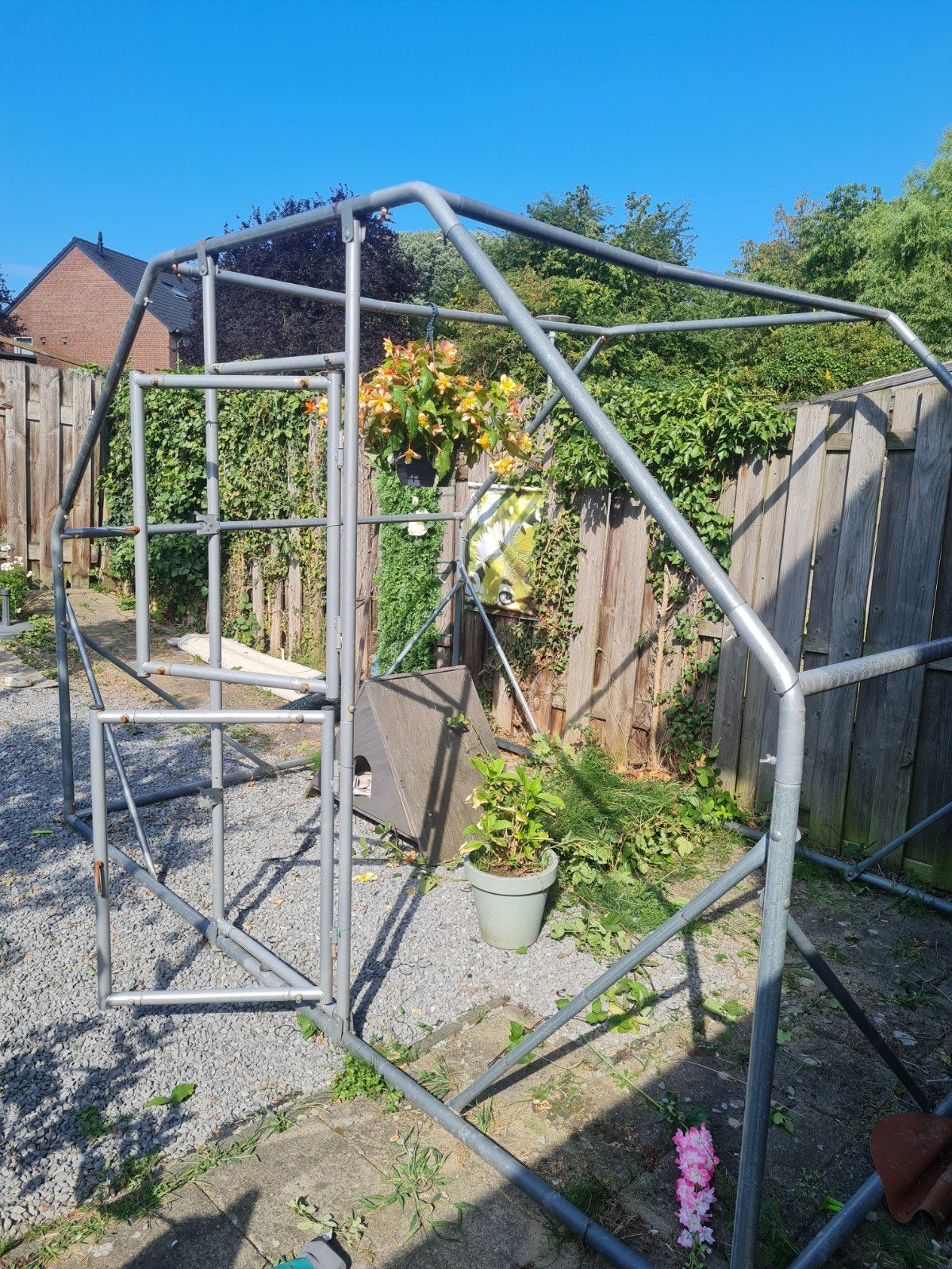 stalen kooi/ren of kweekkooi etc., Tuin en Terras, Ophalen, Overige materialen, Staal