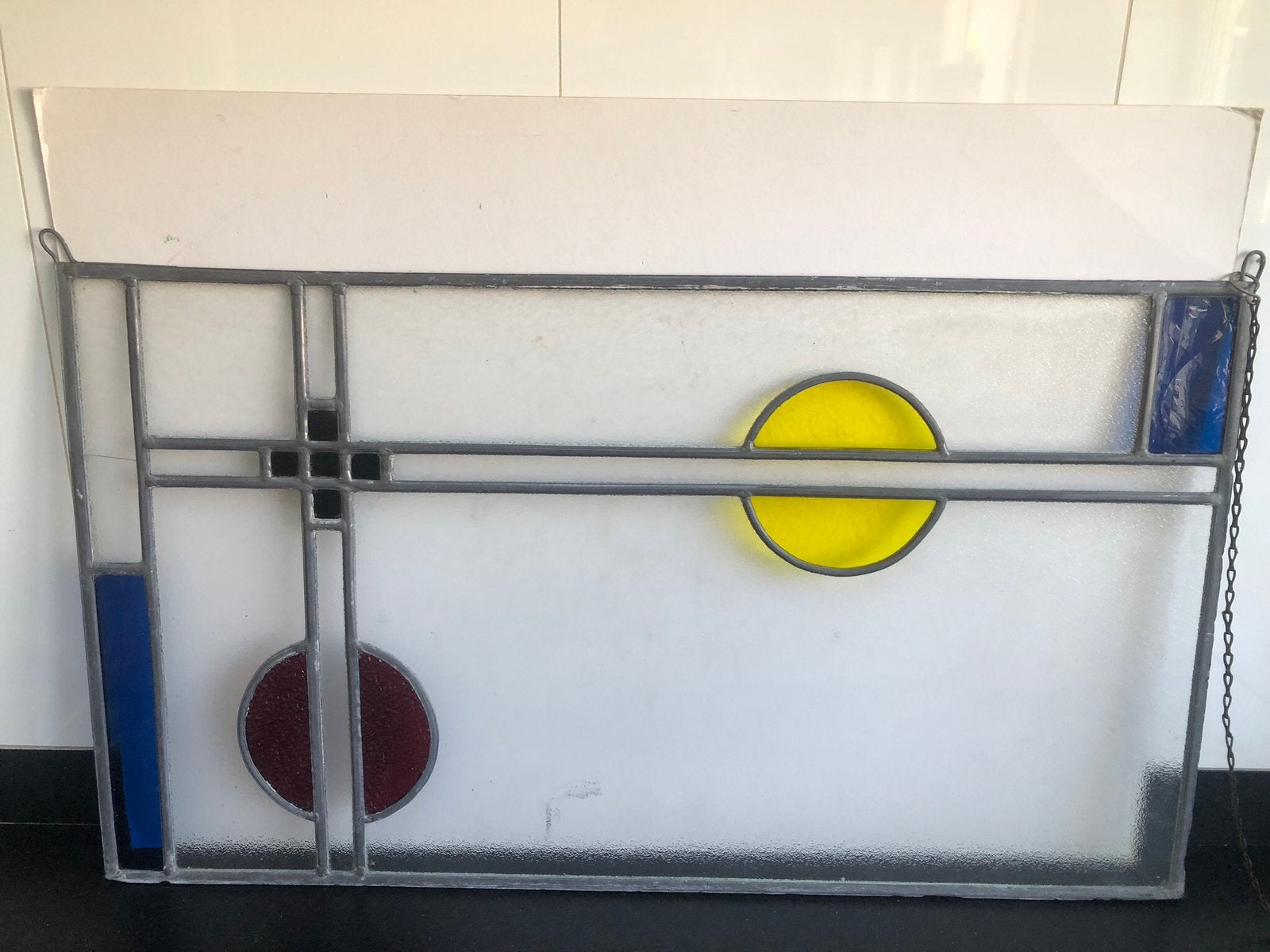 Glas in Lood raam, Ophalen