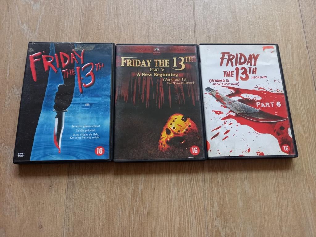 Friday the 13th films origineel, Vanaf 16 jaar, Ophalen of Verzenden, Zo goed als nieuw, Slasher