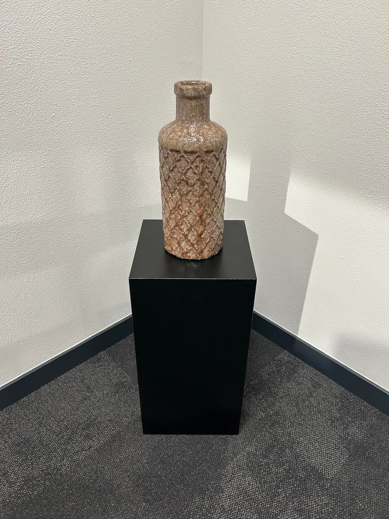 NIEUW - Zwarte Zuil / Sokkel 30x30x60 cm, Huis en Inrichting, Woonaccessoires | Zuilen en Pilaren, Ophalen, Nieuw