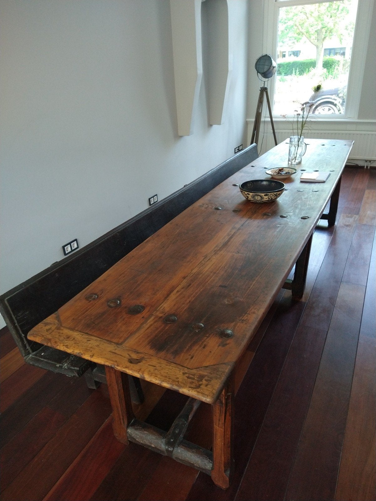 Antieke Kloostertafel - 3.6m lang, meer dan 75 jaar oud, Antiek en Kunst, Ophalen