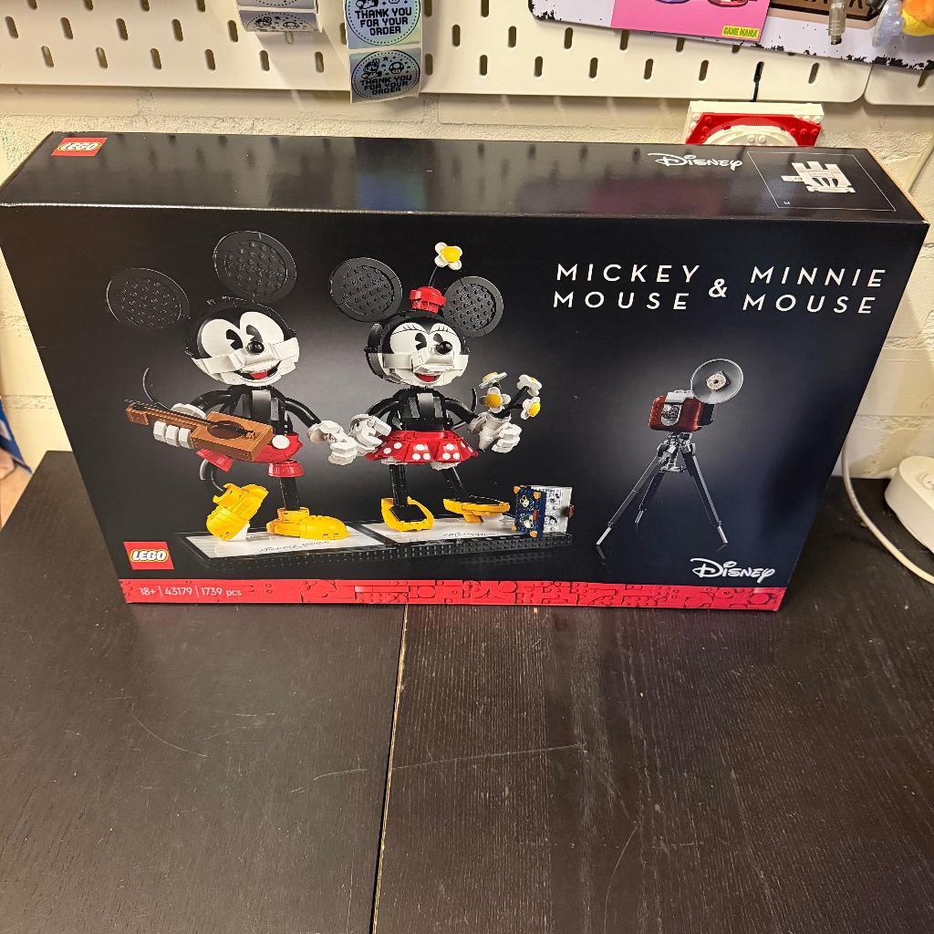 Te Koop: LEGO Disney 43179 – Mickey Mouse & Minnie, Ophalen of Verzenden, Nieuw, Complete set, Lego