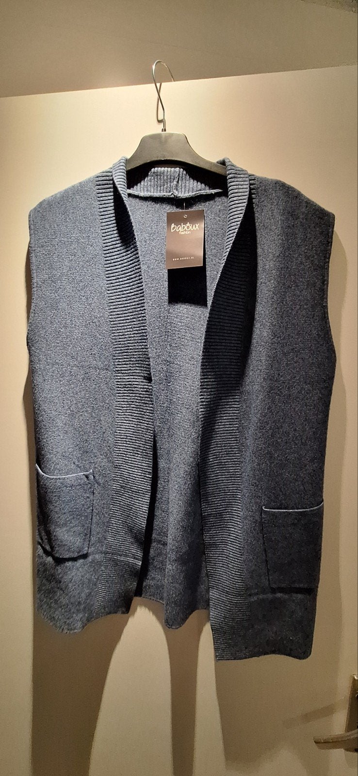 Te koop vest, gilet jeansblauw maat 40 nieuw, Kleding | Dames, Baboux, Blauw, Nieuw, Ophalen