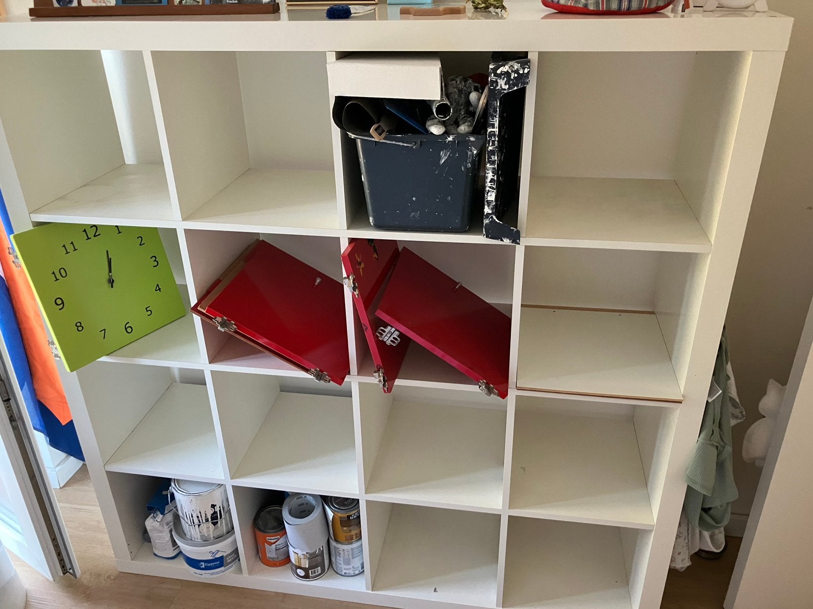 Expedit/ Kallax kast vakjeskast IKEA wit, Ophalen, Gebruikt