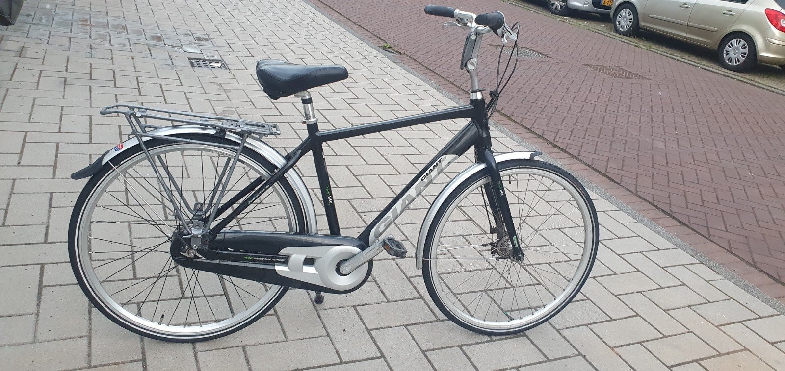 Herenfiets, Fietsen en Brommers, Fietsen | Heren | Herenfietsen, Gebruikt, Versnellingen, 49 tot 53 cm, Trommelrem