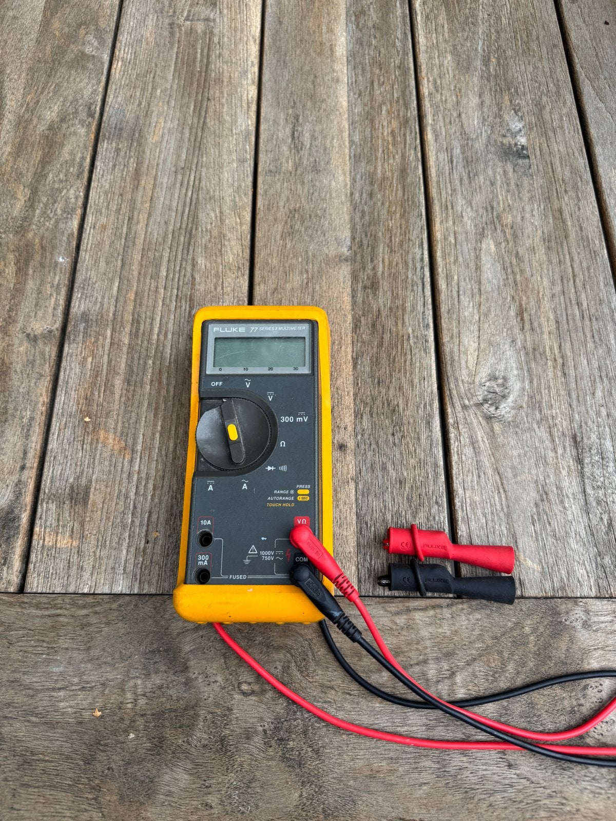 Fluke 77 Series II Multimeter met meetsnoeren, Ophalen of Verzenden, Gebruikt, Multimeter