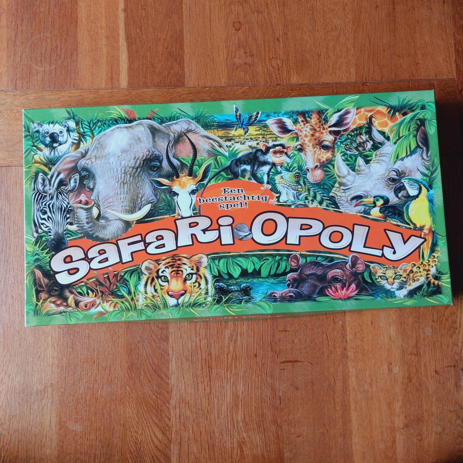 Safari-opoly Bordspel - Monopoly met Safari Thema, Ophalen of Verzenden, Gebruikt