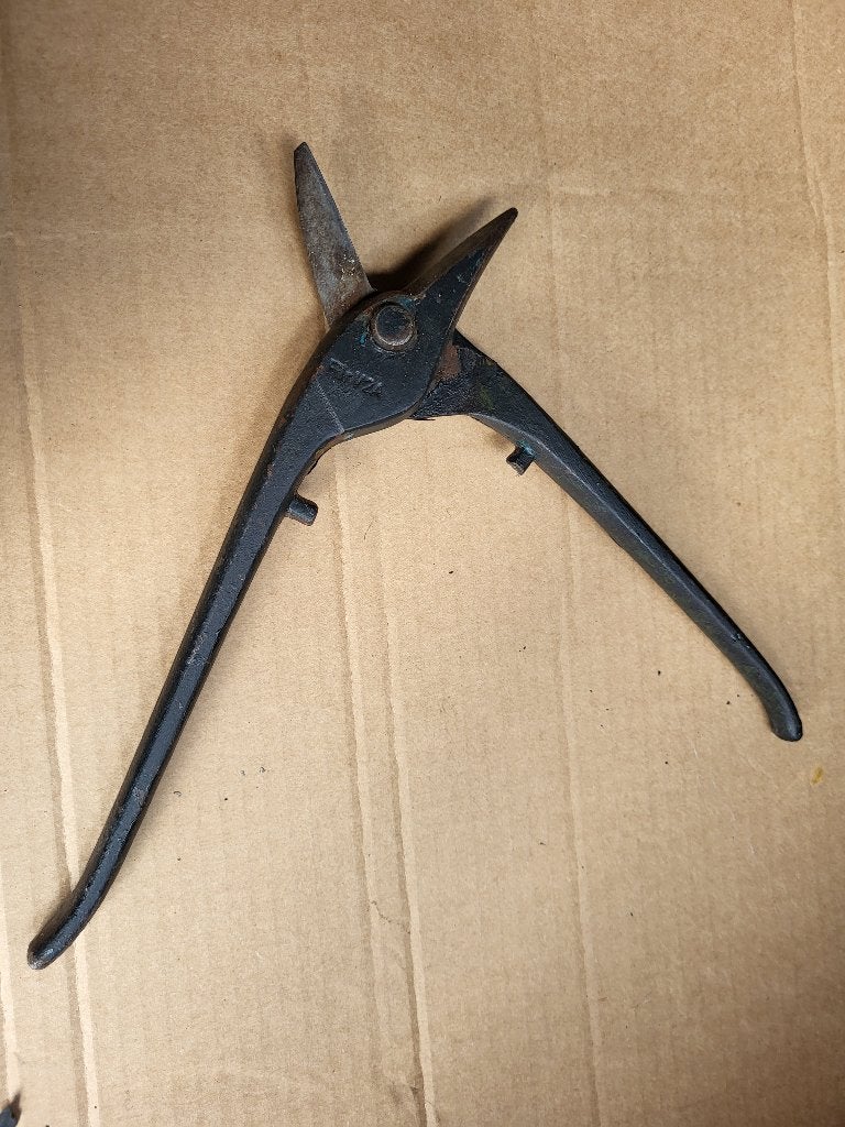 Zinkschaar., Doe-het-zelf en Verbouw, Gereedschap | Handgereedschap, Ophalen, Gebruikt, Overige typen, Overige merken