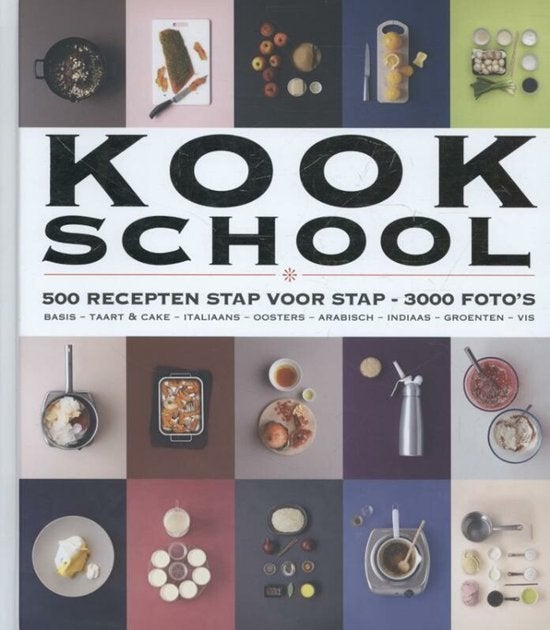 9789021553689 KOOKSCHOOL Hét kookboek !!!bol27.00, Ophalen of Verzenden, Zo goed als nieuw