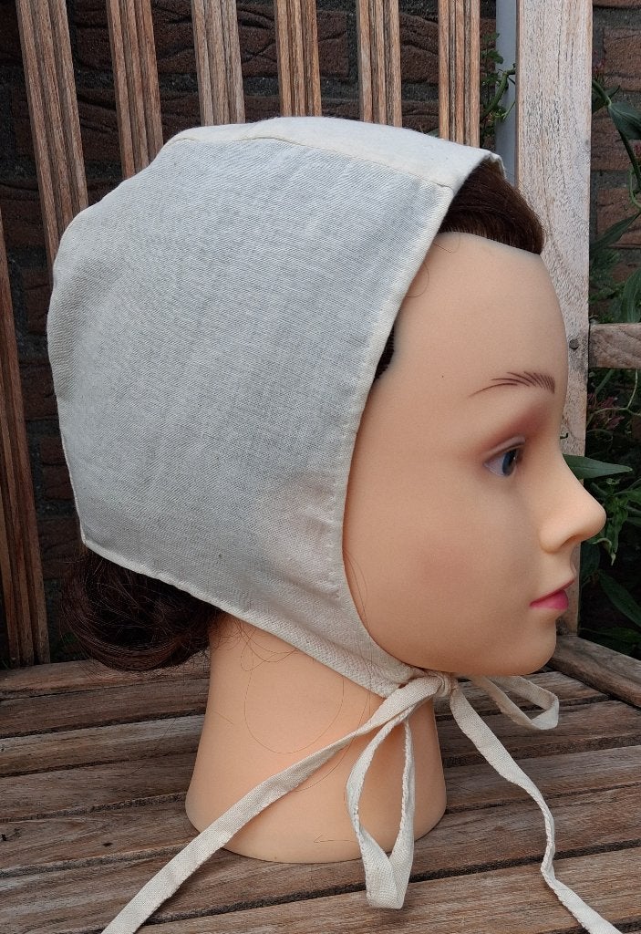 Middeleeuwse coif, kap, handgemaakt, uniek, castlefest, Ophalen of Verzenden, Nieuw, Handschoenen, Hoed of Pet