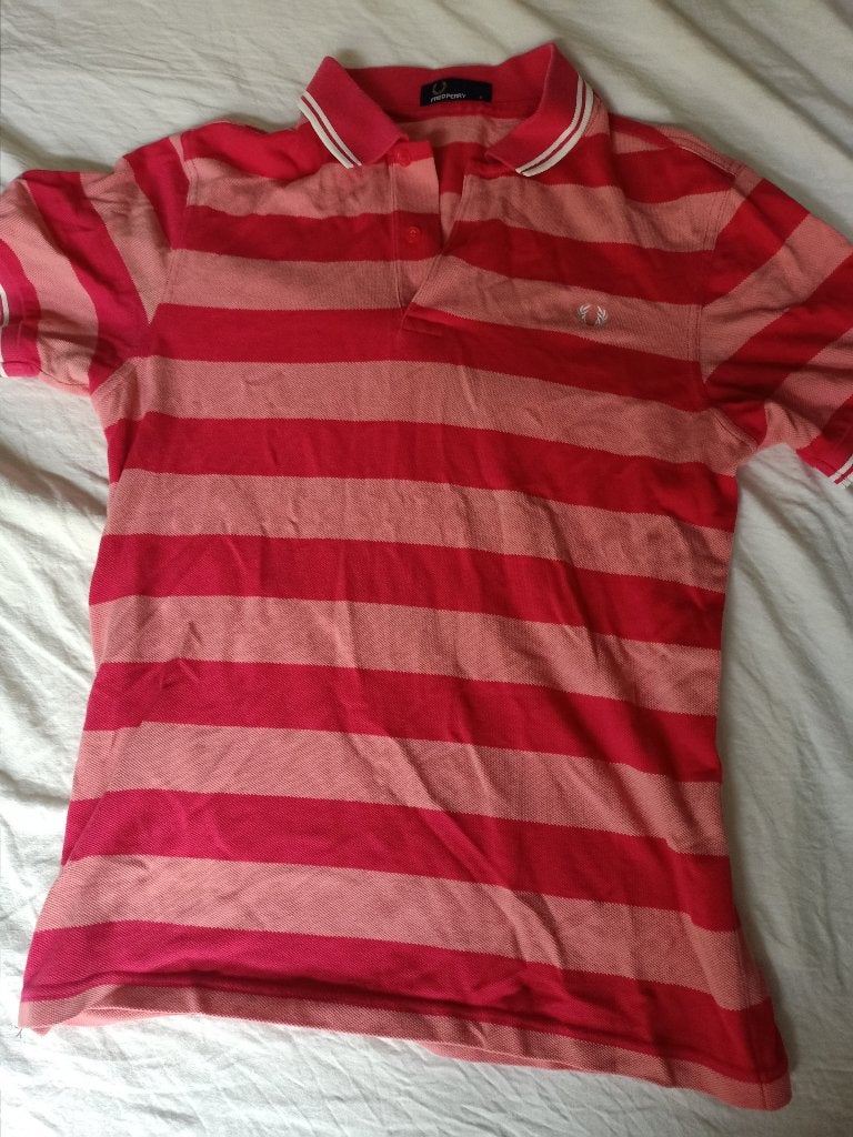 Fred Perry polo shirt gestreept, Kleding | Heren, Ophalen of Verzenden, Fred Perry, Gedragen, Meerkleurig