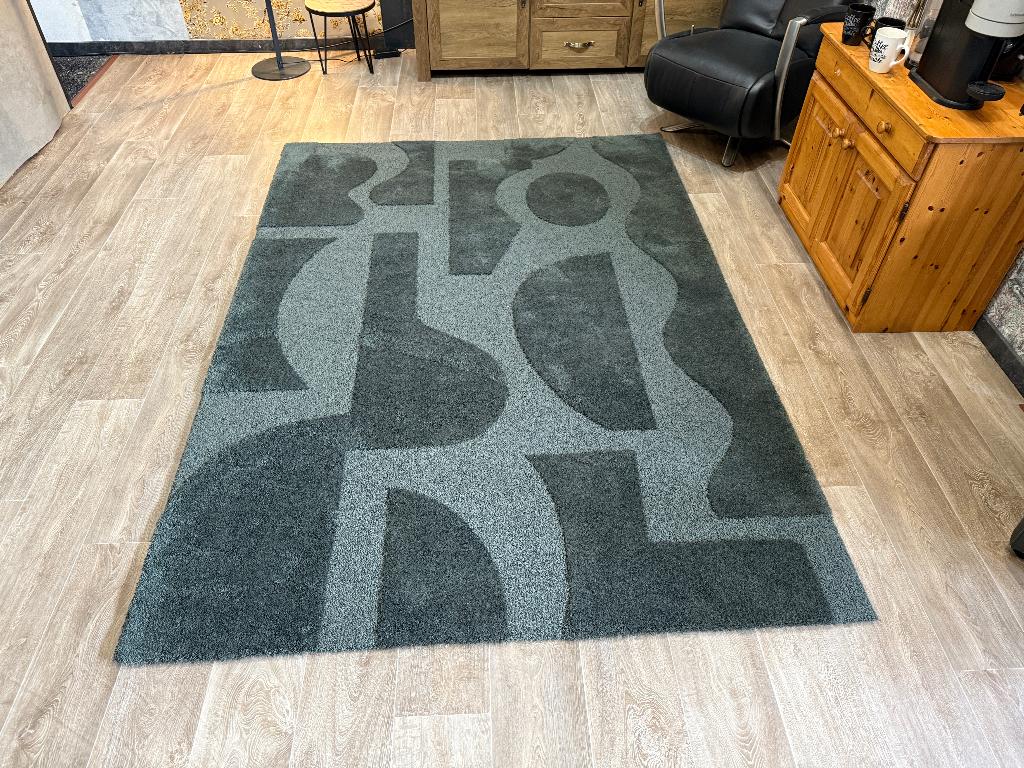 Vloerkleed Brink & Campman Mural Bold green 170 x 230 cm, 150 tot 200 cm, Ophalen of Verzenden, Brink en Campman, Info@b2bcarpets.nl
