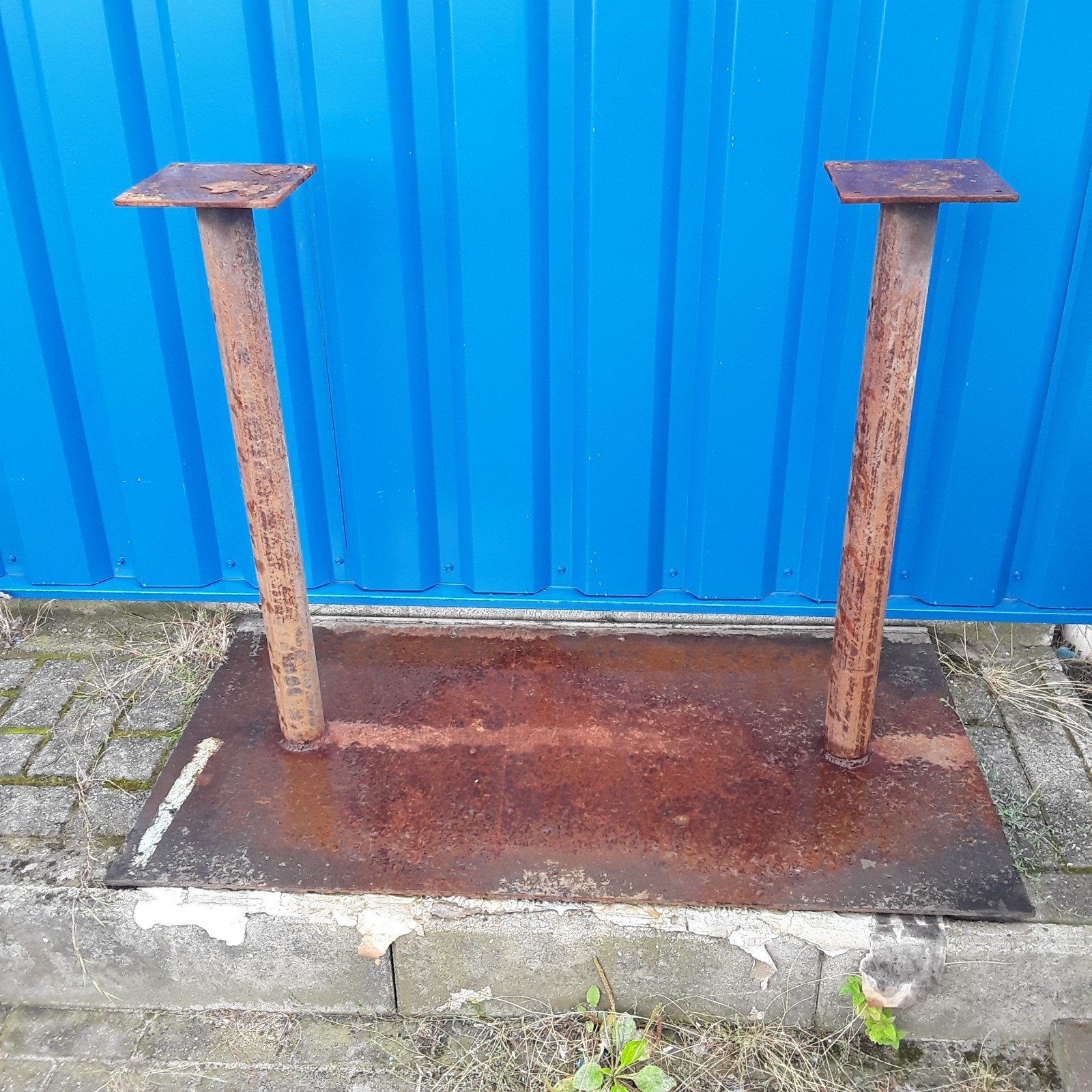 Stalen lastafels of werkbanken, Ophalen, Gebruikt
