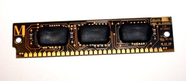 1 MB Simm 30-pins 1Mx9 Pariteit 60 ns 3-chip 'Topless', Computers en Software, RAM geheugen, 1 GB of minder, Overige soorten, 60 nanoseconden