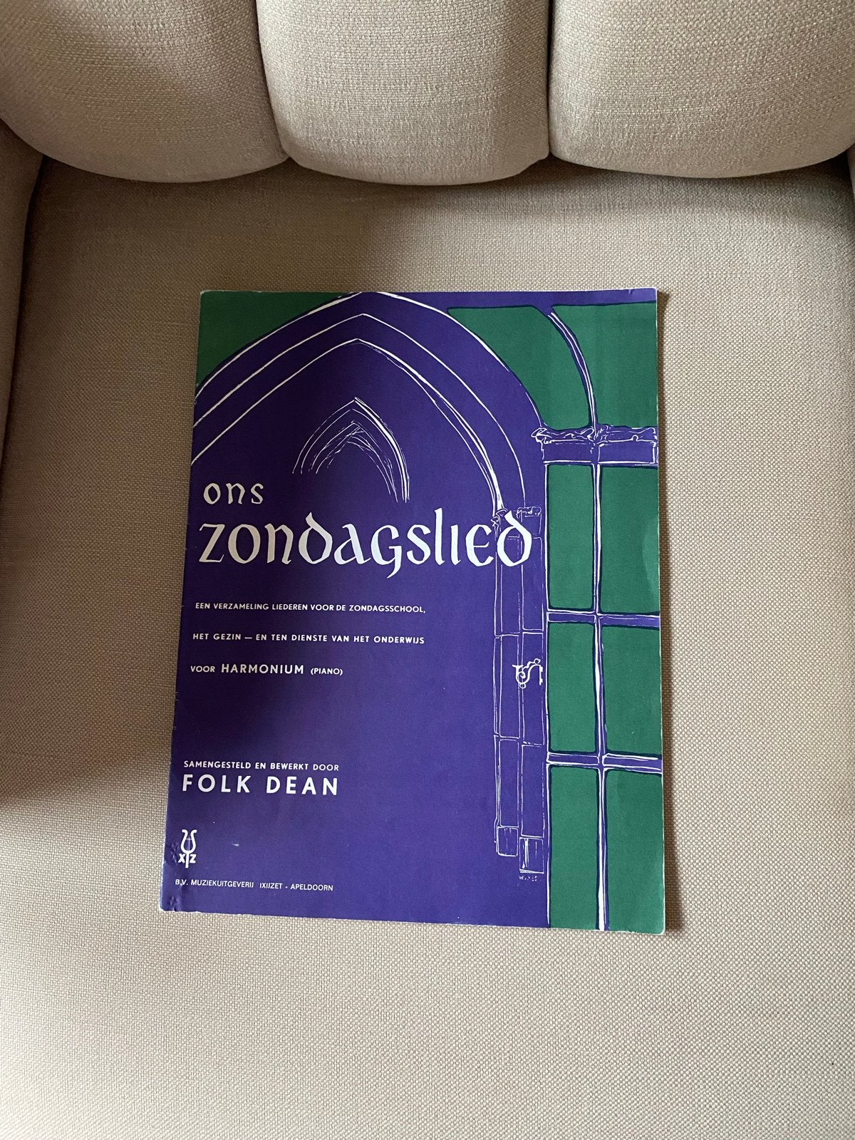 Ons Zondagslied - Harmonium (Piano) Muziekboek, Gebruikt, Ophalen of Verzenden, Thema, Religie en Gospel