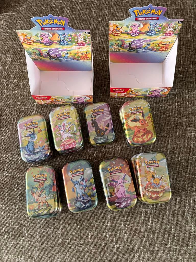Pokémon TCG Eevee Evolutions Mini Tins (display), Ophalen, Nieuw, Overige typen