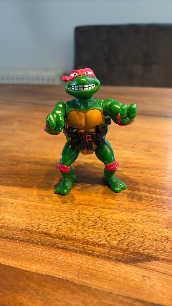 Ninja turtles raphael breakfightin 1989, Kinderen en Baby's, Speelgoed | Actiefiguren, Ophalen of Verzenden, Zo goed als nieuw