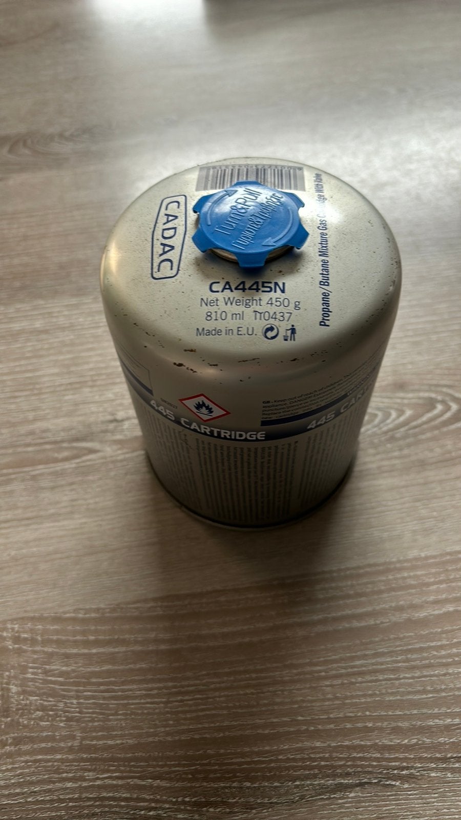 Cadac CA445N Propane/Burane gastank 450gr (Nieuw, Ophalen of Verzenden, Nieuw