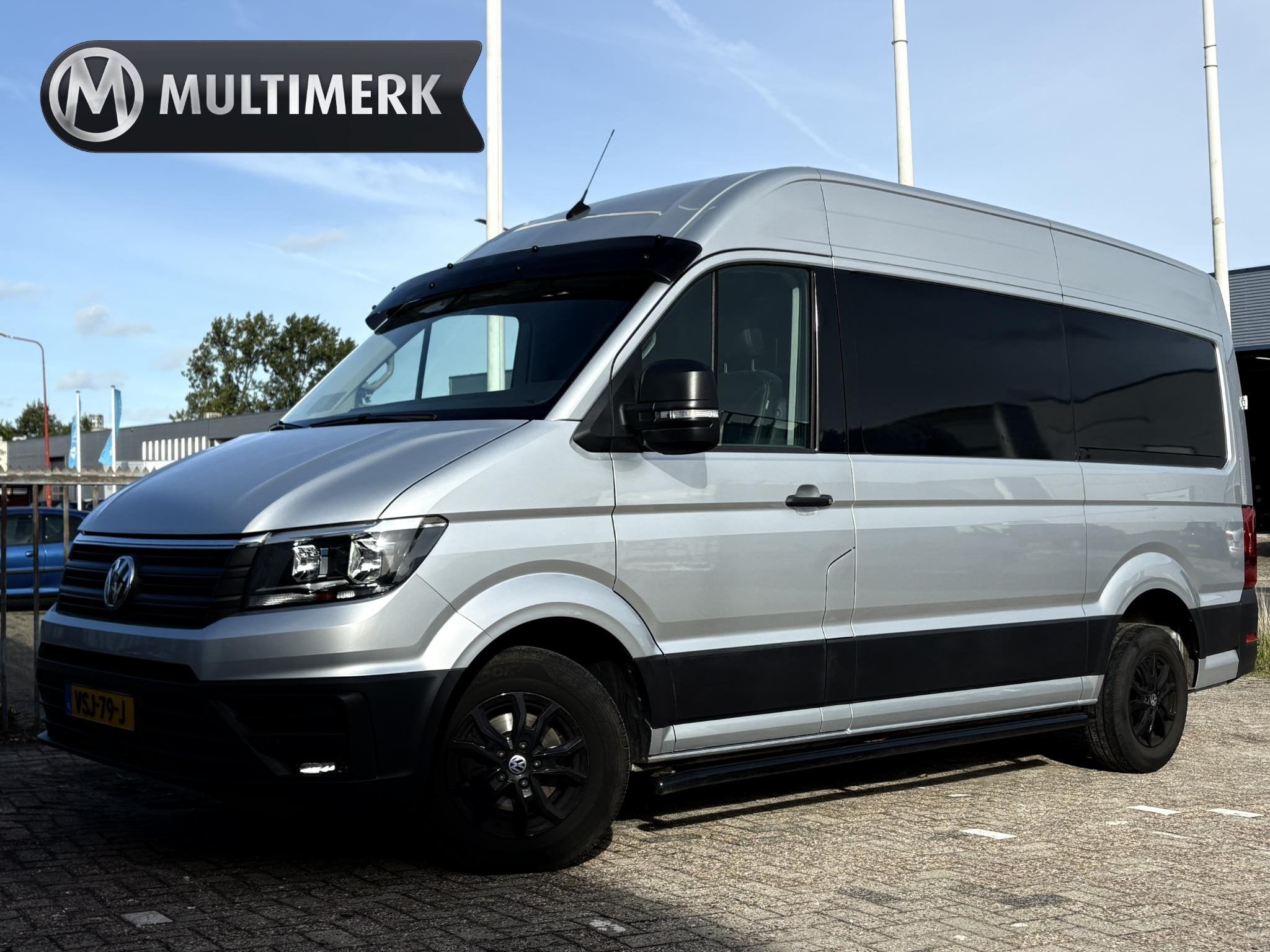 Volkswagen Crafter 35 L3H3 Highline AUT | TREKHAAK | CAMERA, Auto's, Stof, Gebruikt, 4 cilinders, Volkswagen