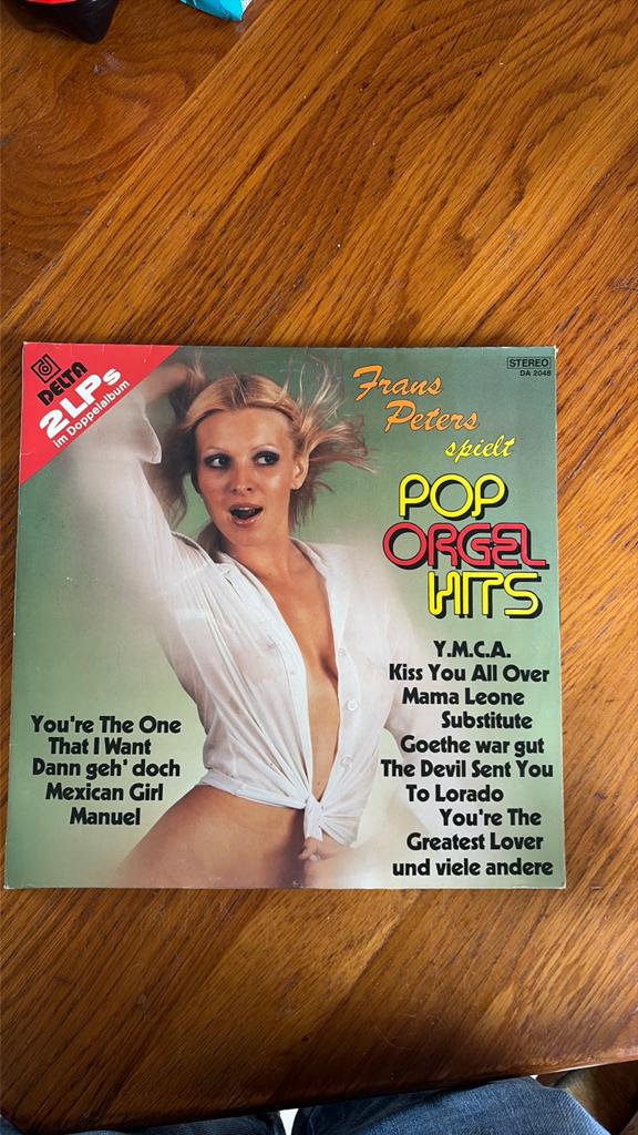 Frans Peters speelt Pop Orgel Hits - Dubbel LP, Cd's en Dvd's, Dubbel-LP, Ophalen of Verzenden, Gebruikt, 12 inch