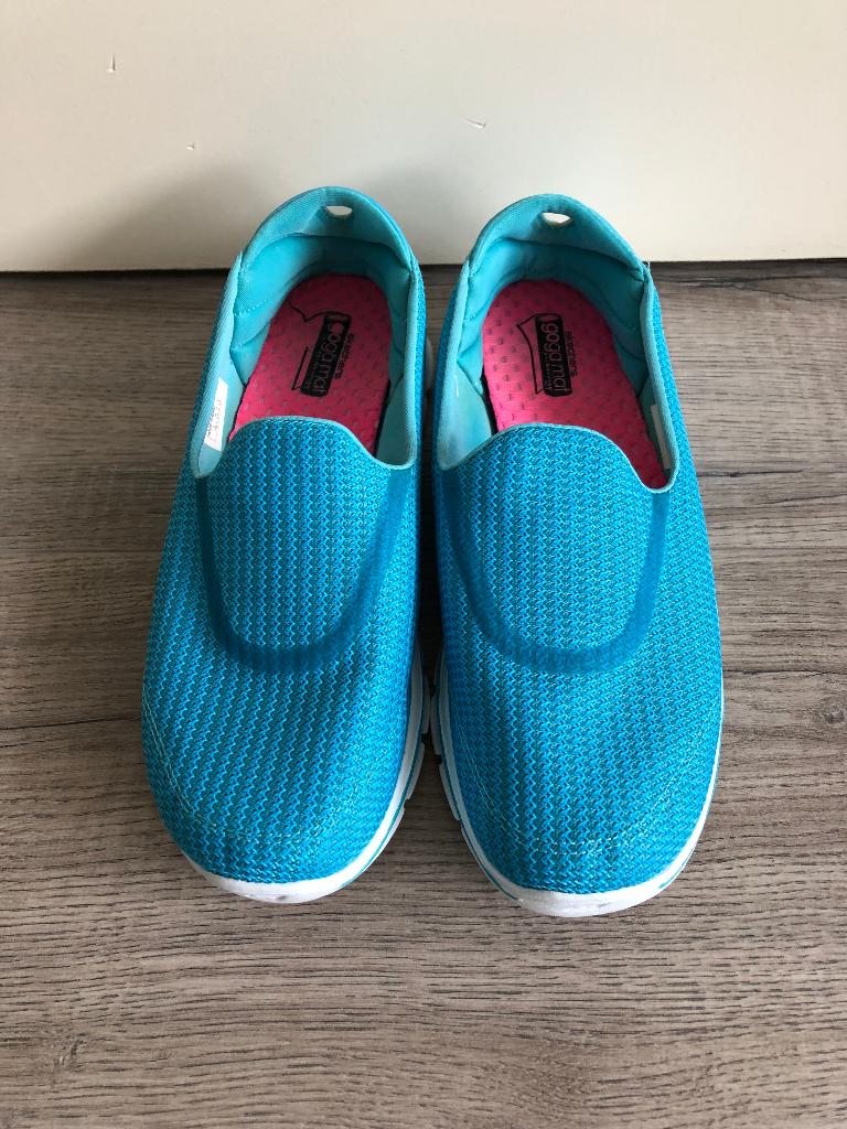 Skechers Go Walk 3 Turquoise, Skechers, Verzenden, Blauw, Sneakers of Gympen