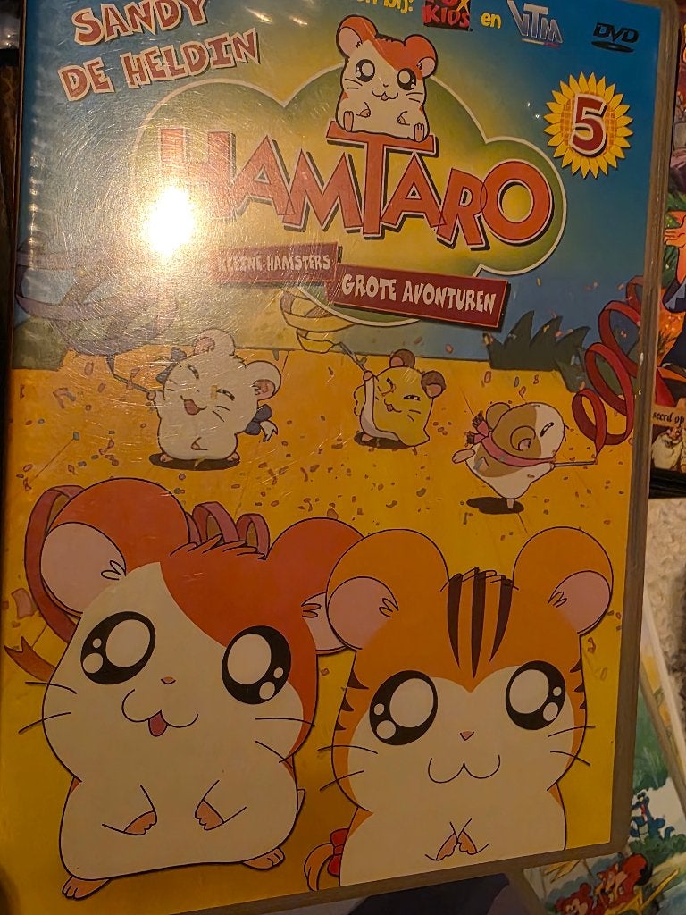 Hamtaro deel 5 - Sandy de Heldin DVD, Gebruikt, Animatie, Inclusief doosje, Alle leeftijden