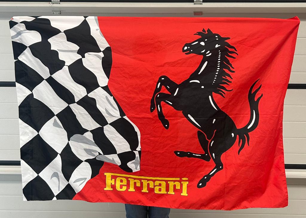 Ferrari vlag, Ophalen of Verzenden